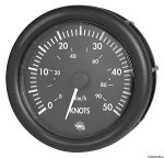 Osculati - Spidometro 0-50 nodi 12 V nero